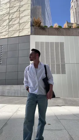 @UNIQLO USA x J.W. Anderson fit - JWA Oxford cotton too - JWA straight leg jeans  - @Coach bag of course  #OOTD #jwandersonxuniqlo #jwanderson #SummerFit #diormens 