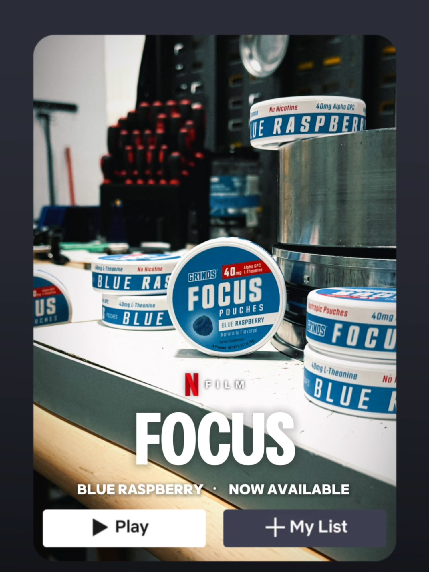 Blue Raspberry is now availble on getgrinds.com! #getgrinds #viral #fyp #netflix #usa
