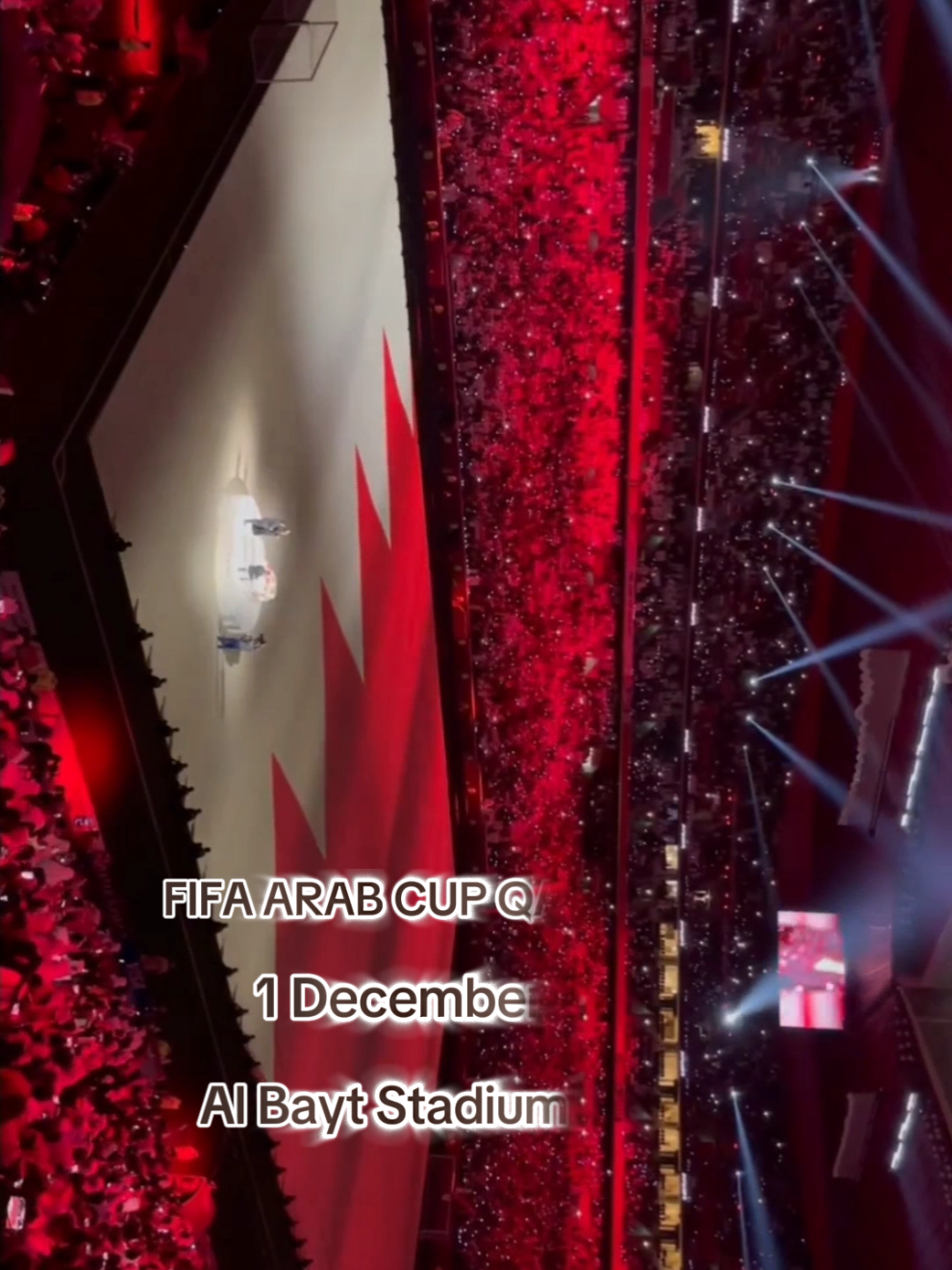 FIFA ARAB CUP QATAR 2025  December 1 -2025  Al Bayt Stadium Qatar 🇶🇦  #Qatar🇶🇦 #fifaarabcupqatar2025 #fifa #qatar2025  🎥 @ therreels ( credit) mention 