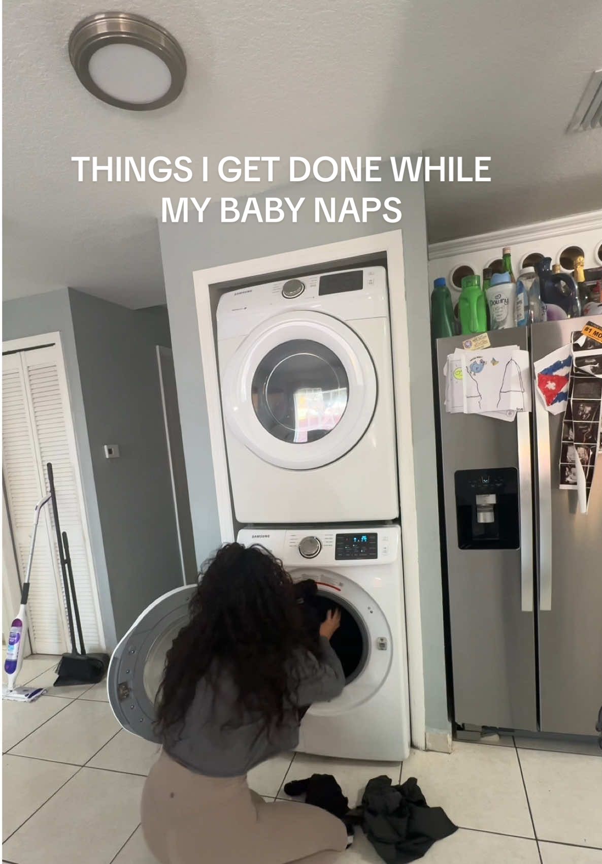 I wish it was like this all the time 😂 #momdayinthelife #momlifebelike #9monthsold #momof2 #momlifeunfiltered 
