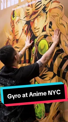 Couldn’t believe my eyes 🥹 #gyrozeppeli #steelballrun #animeNYC #jojo #manga 