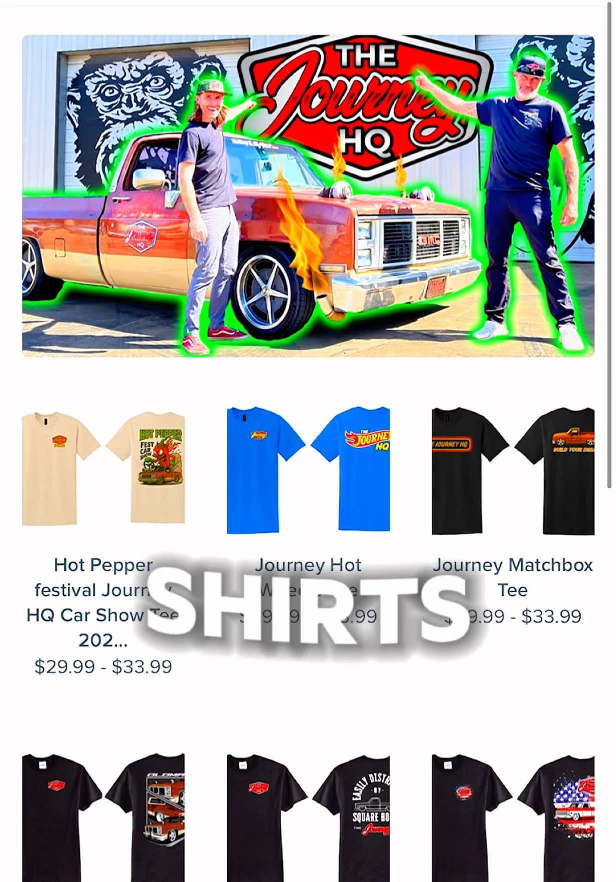 We just picked up our official Hot Pepper Festival Journey HQ Car Show shirts from Lone Star Apparel & Design, and they look 🔥! The show is October 24th & 25th in downtown Palestine, and you’re not going to want to miss it. Huge thanks to Lone Star Apparel & Design they’re our go-to spot for all our merch, so if you need shirts or custom designs, hit them up! #lonestarapparelanddesign #hotpepperfeatival2025 #thejourneyhq 