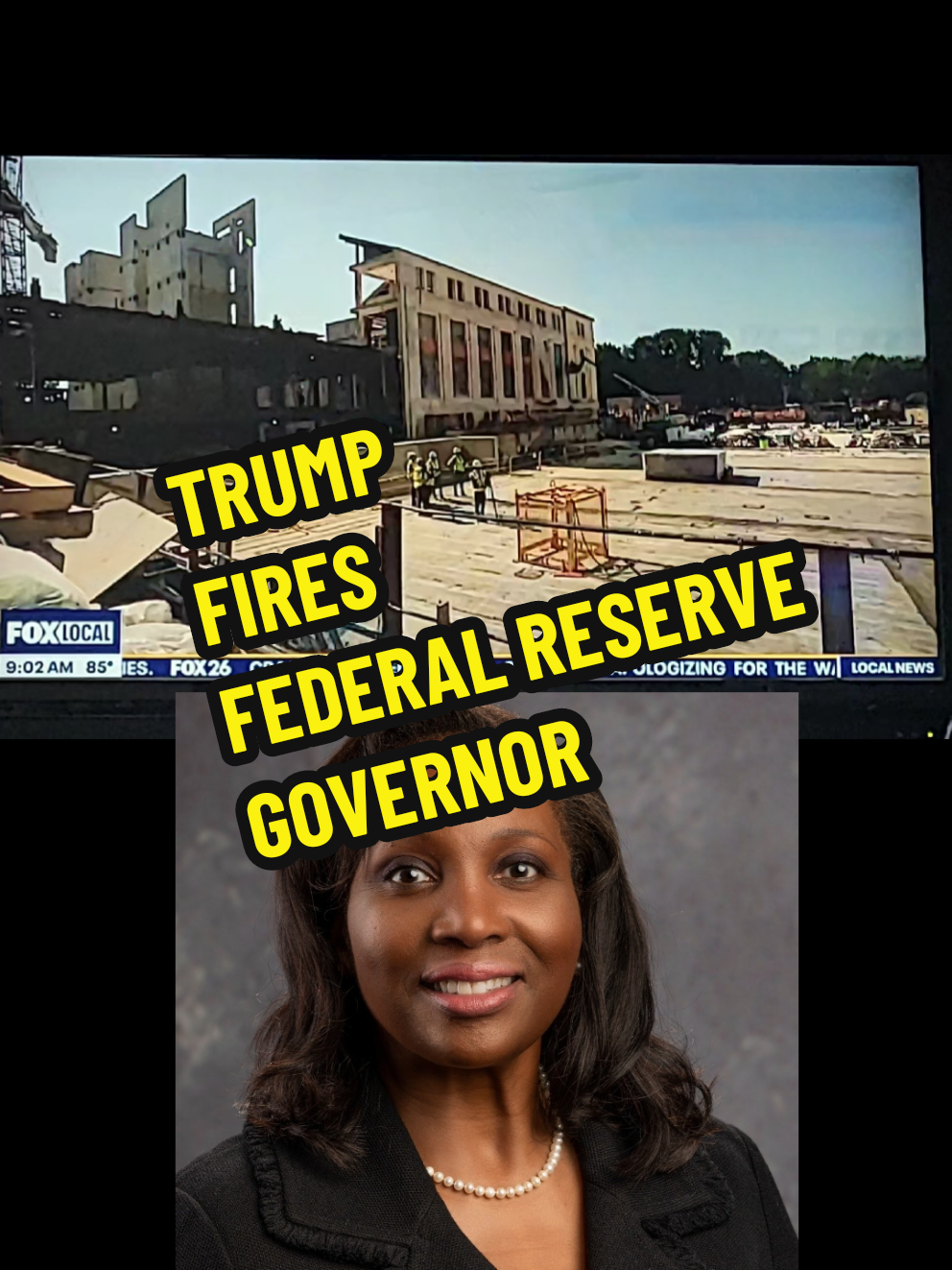 #TRUMP fires #LisaCook #federalreserve #boardofgovernors #blackmedia 