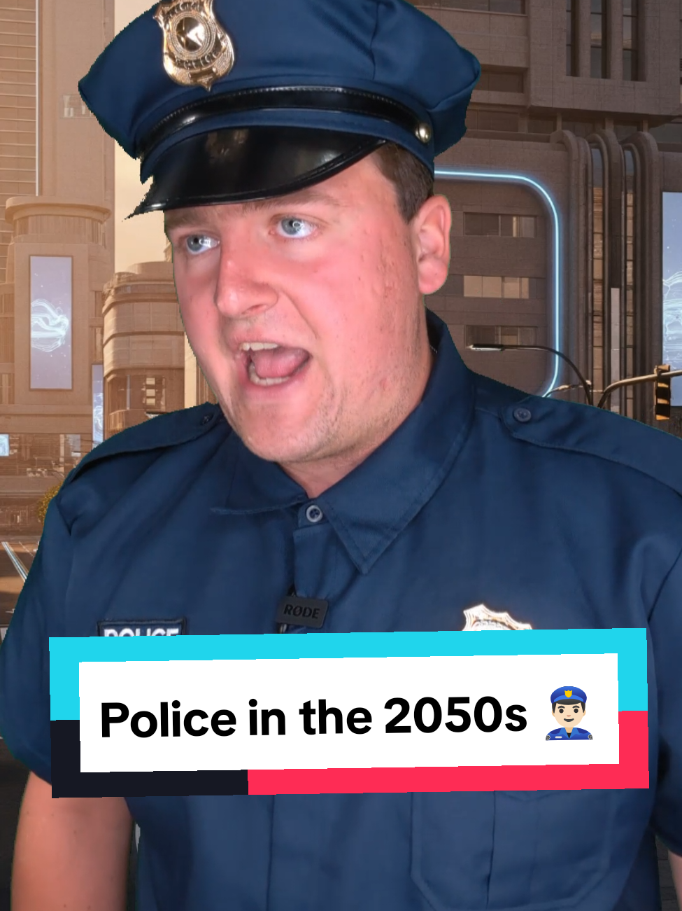 Clankers can't be trusted 😠 #comedy #funny #police #robot #fyp 