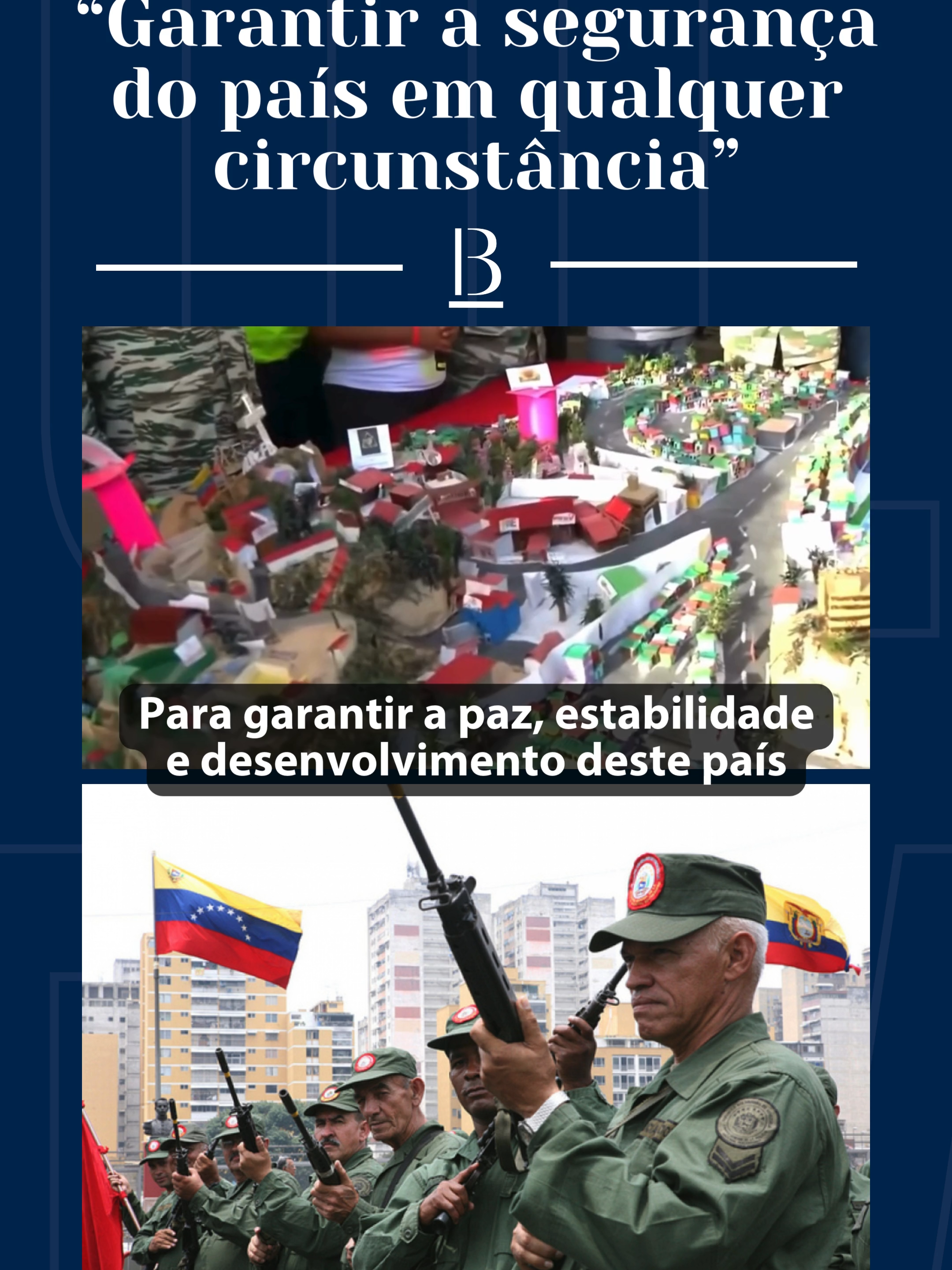 🖐🏽 Nicolás Maduro explica funcionamento da milícia bolivariana para 
