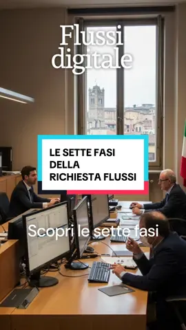 Discutiamo le sette fasi del nuovo processo Flussi digitale che ha rivoluzionato l'immigrazione per lavoro in Italia. Questo sistema digitalizzato elimina code e semplifica ogni passaggio per datori di lavoro e lavoratori stranieri, dal DPCM Flussi alla firma del contratto di soggiorno online.##ImmigrazioneLavoro #FlussiDigitali #ProceduraFlussi #ALIPiattaforma #DigitalizzazioneImmigrazione 