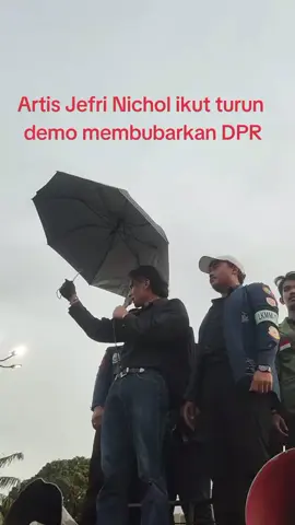 artis Jefri Nichol ikut turun demo membubarkan DPR pada tanggal 5 Agustus 2025 #jefrinichol  #fyppppppppppppppppppppppp 