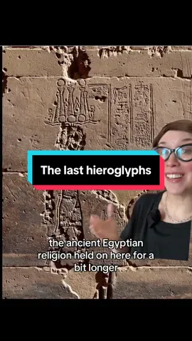 This lovely inscription popped up while I was researching some stuff and I ended up on a whole adventure reading about the last years of the ancient Egyptian religion and where it was able to hang on the longest, well into the Christian period of history! Shout out to the Philae priests. Y’all the real MVPs. #archaeologytiktok #archaeology #ancientegypt #egypt #history 