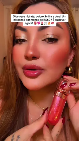 ✨ O combo mais desejado do momento chegou com tudo! São 6 gloss incríveis por menos de R$60, com brilho duradouro, hidratação intensa e embalagem linda! 💄 Não é só uma compra, é um upgrade no seu nécessaire! Mas corre, essa promoção é por tempo LIMITADO! Clique no carrinho agora e garanta o seu antes que acabe! 📦 #GlossPerfeito #LipGloss24h #KitDeGloss #BelezaPorMenos #AchadinhosTikTok  💋💸🛍️💥🚨💄