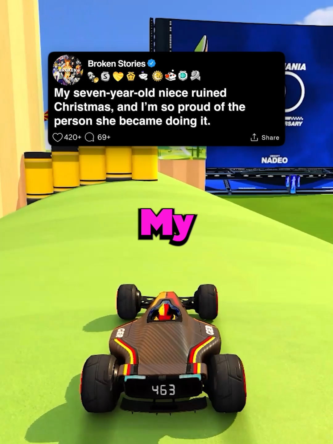 My seven-year-old niece ruined Christmas, and I’m so proud of the person she became doing it. Full Video on YTBrokenstoriesYoutube [FULL STORY] My seven-year-old niece ruined Christmas, and I’m so proud of the person she became doing it. I do not own this video, I am posting it purely for views and all the views for the long video can go straight to the original creator. If YTBrokenstories sees this video and would like to take these videos down please message me directly #reddit #redditreadings
