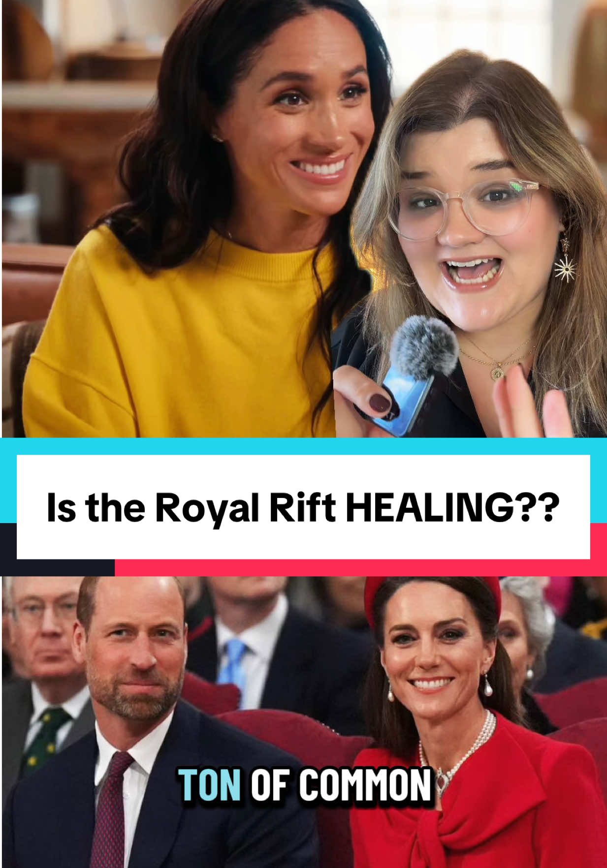 #TaylorSwift and #TravisKelce might be the unifying force NEEDED in this world - and now, their engagement is even bridging the gap in the #RoyalFamily 💍 👑  #willandkate #harryandmeghan 
