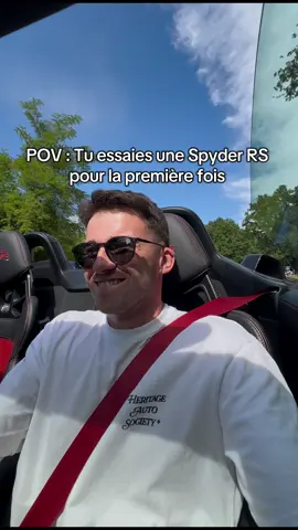 Ça faisait longtemps que j’avais pas eu cet effet là au volant d’une caisse #porsche #spyderrs #718spyderrs 