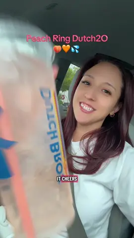 BANGER AND A HALF! 🍑 @Isabella Aguilar @Dutch Bros Coffee #dutch #dutch2O #dutchbros #tastetest 