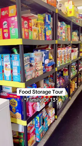 Updated Food Storage Tour🧡 #PantryTour #HouseTour #FoodStorage #Organization 