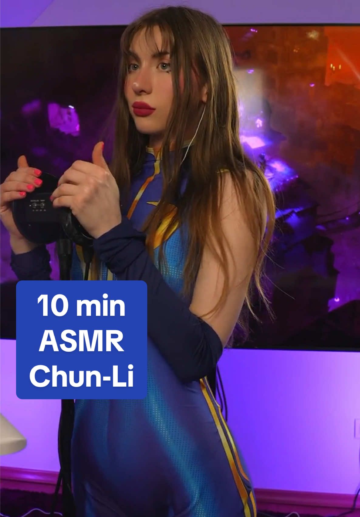 Bubbles → triggers → soft singing → ear massage. 10 mins of pure calm 💙 join my live tonight #asmr #sleeptok #asmrcommunity #relaxingsounds #softsinging 