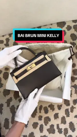 The New Chocolate Treat is here 🍫✨ Unboxing the Hermès Bai-Brun Mini Kelly with permabrass hardware — the sweetest shade of fall!🤎 #HermesMiniKelly #BaiBrun #Hermes 