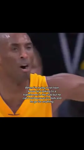 Gotta pay attention out here at all times twin. #kobe 