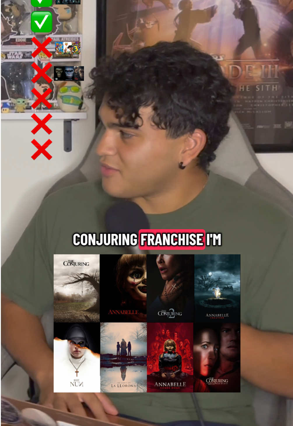 Keep 3 Cut 5 Iconic Movie Franchises!🍿#movie #film #filmtok #podcast #cinema 