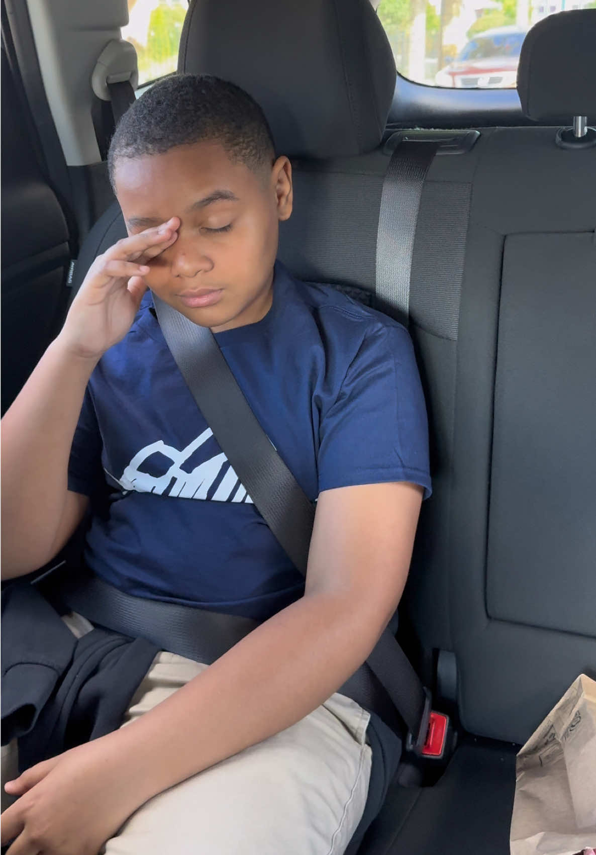 First Day Took Him Out 😭🤣🤣🤣 #fyp #kids #school #firstday 