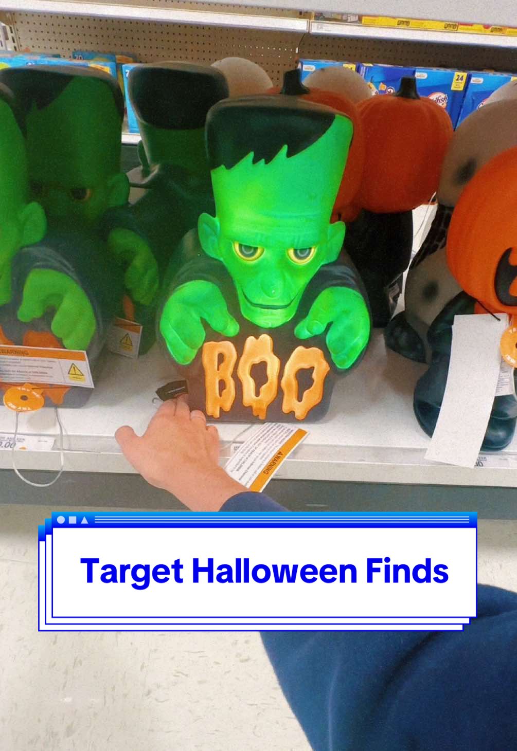 Has anyone else seen the Halloween collection at their @target 🖤💀🎃💚 #halloweeninspo #targethalloween #halloween #spookyseason #fyp #vintagehalloween #nostalgichalloween #halloweenblowmold 