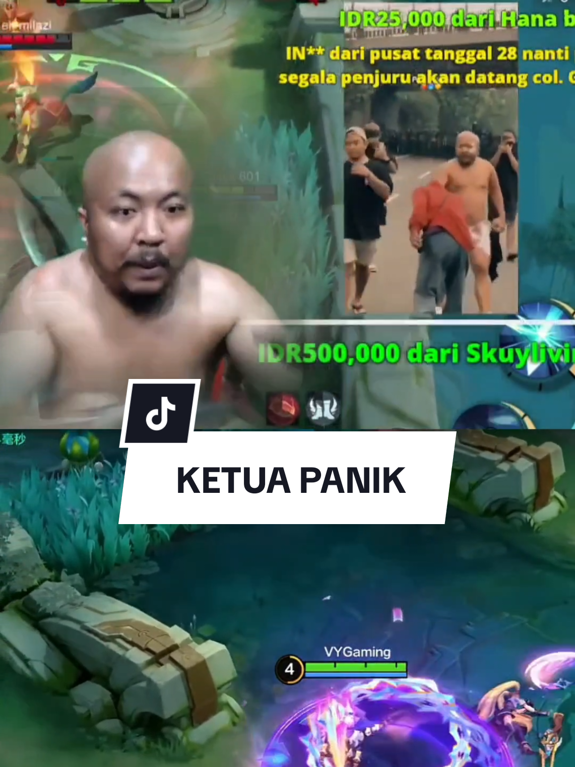 Ketua Panik Videonya Viral 🔥 #MerdekaMabar #MLBB #MobileLegendsBangBang #topglobalmiya #viral 
