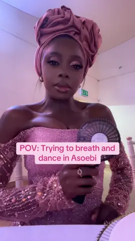 Dance or breath? Which one? Both pls 😂💗#asoebi#asoebistyles#naijatiktok#nigerianwedding  