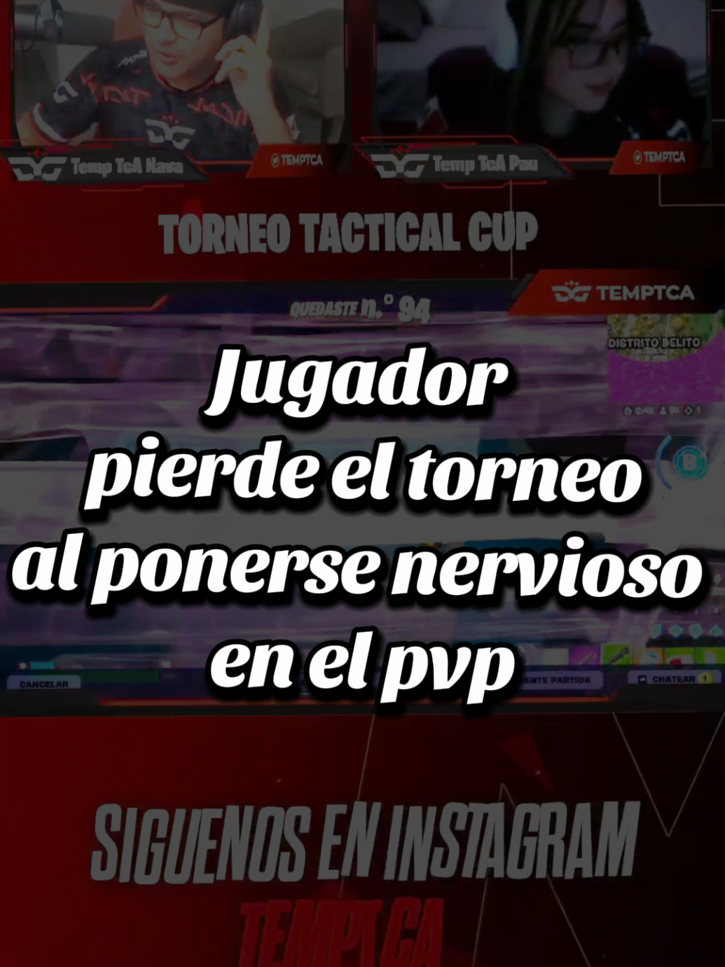 jugador de fortnite pierde el torneo porque se puso nervioso #tiktoklive #livehighlights #fortnite #fortnitebattleroyale #fortnitetorneo 