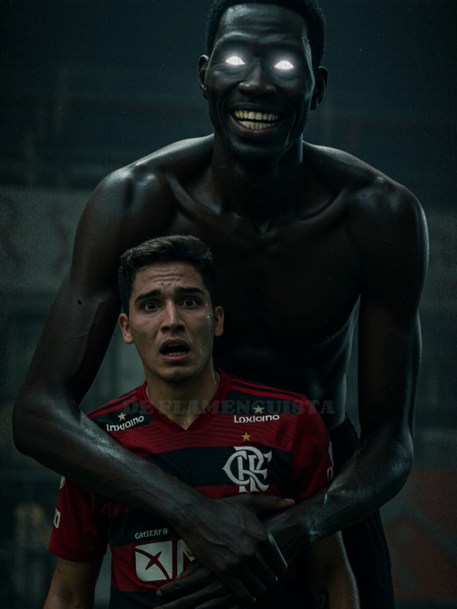 🔴⚫ A Lenda do Negão Torador de Flamenguista Dizem que, numa noite qualquer, um torcedor modinha apareceu gritando que era raiz… mas todo mundo sabia que ele só começou a torcer depois de 2019. Pior ainda: vivia dizendo que era do Santa Cruz e também do Varmengo. Foi então que surgiu o Negão Torador. Com seu espeto sagrado, ele jurou acabar de vez com a farsa do futebol. E até hoje contam que ele está pronto para enfrentar o maior mal do futebol brasileiro: o Flamengo. #corinthians #fluminense #vasco #botafogo #futebolbrasileiro