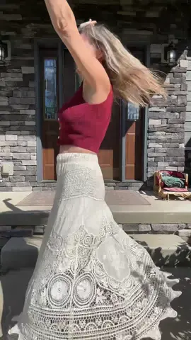 Cute BOHO fall skirt! Simply a perfect staple skirt and very easy to style! 