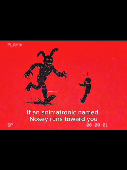 Would you survive the animatronic Nosey? #Nosey #citra #AnalogHorror #VHS #Creepypasta 