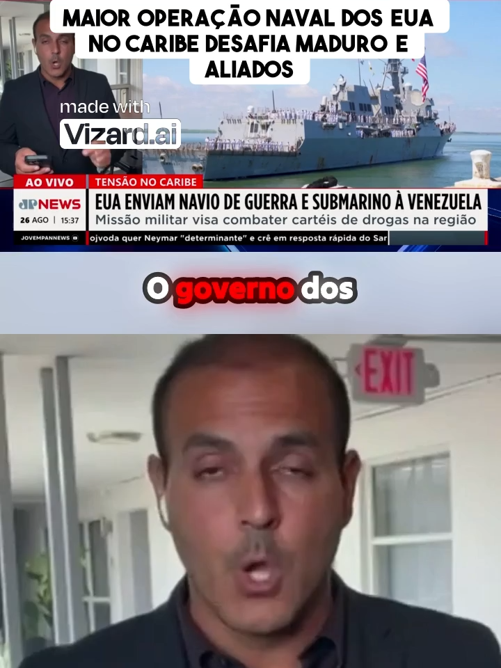#Maior operação naval dos EUA no Caribe desafia Maduro e aliados