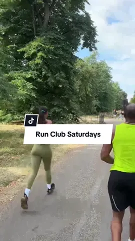 Run Club Saturdays! Run another 5km with me! Slowly falling in love with running @runrealcommunity vibes on vibes always! #fyp #runclub #runrealcommunity #londonrunclub #CapCut 