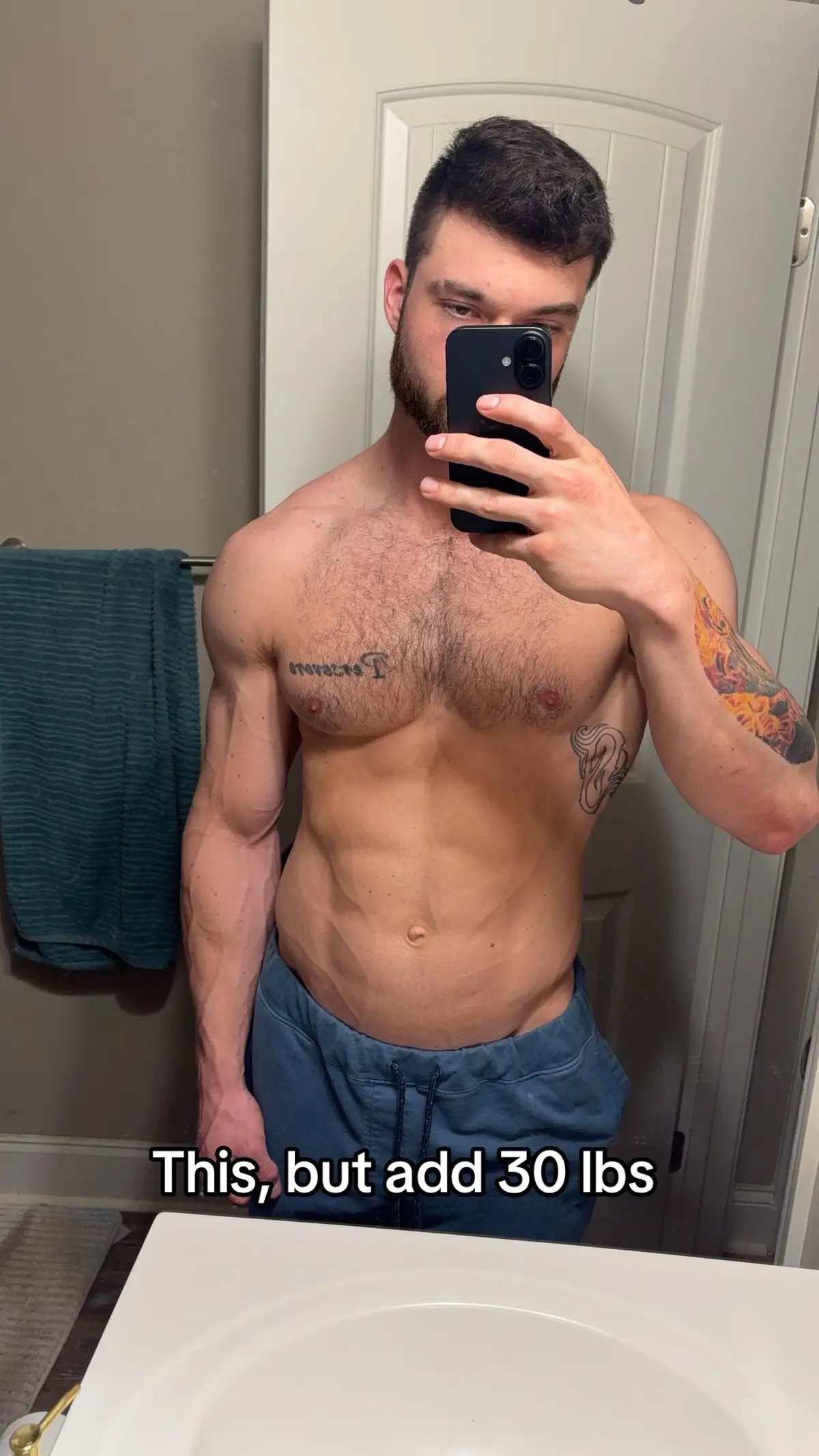 This, but add 30 lbs #tbt 