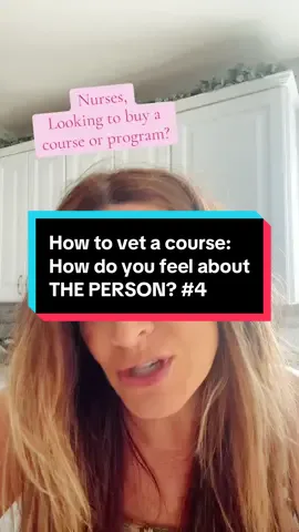 How to vet a course, program, or educator b4 investing tip. How do you feel about the person? How do you feel about their answers to your initial questions? Are they answering you with confidence & concrete solutions or giving you fluff leaving you with more questions? #nursesoftiktok #nursebusiness #footcarenurse #heatherwilsonrn #nurse 