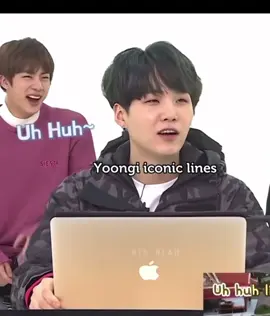 Yoongi’s iconic lines #yoongi#runbts#bts#fyp 