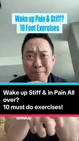 Do you wake up every morning, stiff and pain all over your body? Then here are 10 foot exercises. You must do every morning before you step out of bed. This is part one of two videos. Make sure to follow me so that you won’t miss part two #AchieveIntegrativeHealth #acupuncture #RestorativeLongevity 
