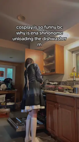 ♡ #SHINONOMEENA ;; i love performing menial tasks in cosplay - #fyp #trending #cosplay #enashinonome 