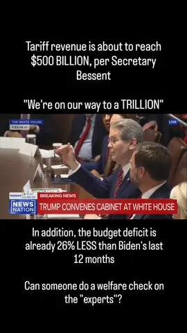 💥💰💥💰💥💰💥💰💥 Tariff revenue is about to reach $500 BILLION, per Secretary Bessent 