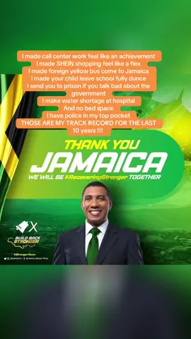 Look at the Prime Minister track record in 10 years compare to PNP 👀 #politics #vote #2025 #election #jamaica 