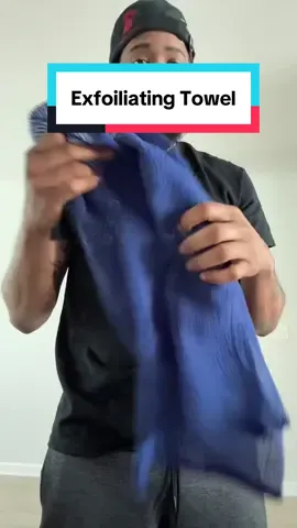 This exfoiliating shower towel is a game changer !