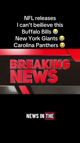 NFL releases 😭 