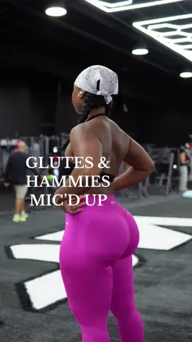 Glutes and hammies mic’d up edition 🍑 love making these vids! Fit: @AYBL | code JANNAH 🤍 #glutesworkout #micdupworkout #gymvlog 