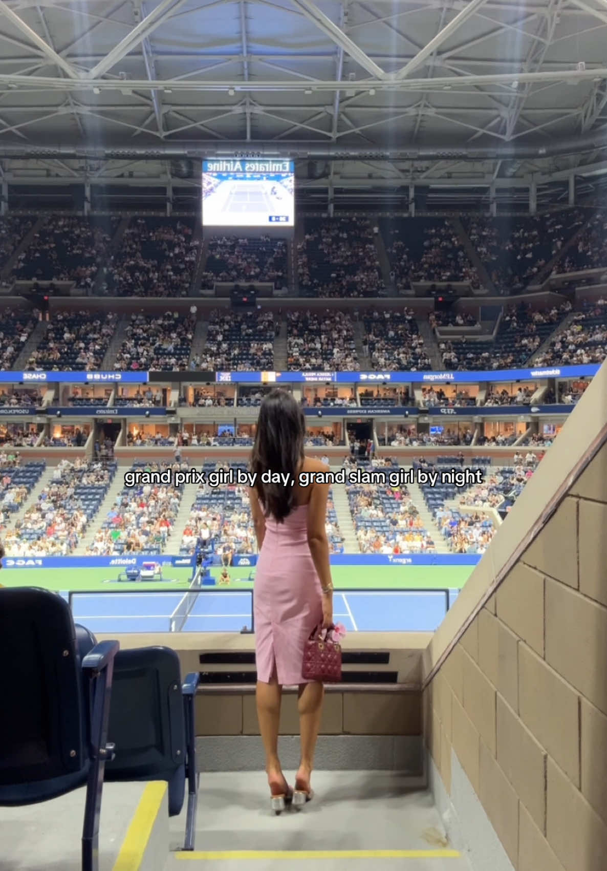 Motorsport girls cosplaying as tennis girls for the week>> 💓🎾🏎️💫 #USOpen #tennis #sportstiktok #f1 