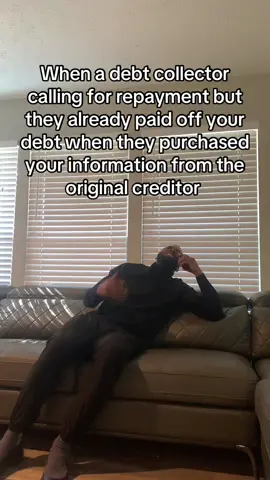 That good old buy the debt from the bank and go after uniformed consumers thing they do . That trick don’t work over here #creditcard #creditrepair #collections 