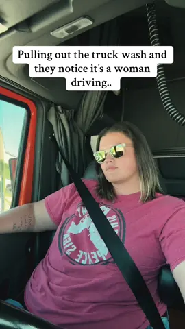 CLEAN TRUCK HAPPY LIFE. #fyp #truckerlife #womantrucker #trucker #yessir 