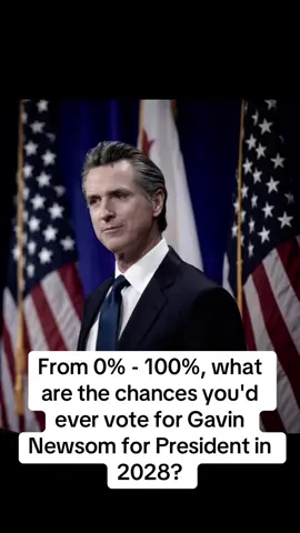 #elonmusk #vircralvitttydeos #starship #tesla #spacex From 0% - 100%, what are the chances you'd ever vote for Gavin Newsom for President in 2028?