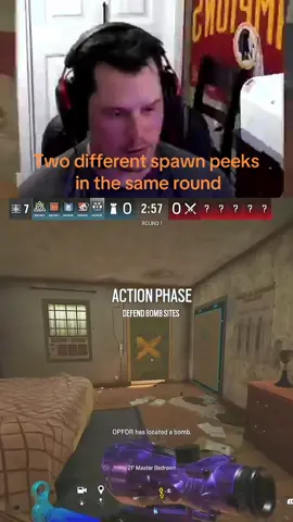 T bird just snaking up the stairs 🫣🤨#siegex #rainbowsixsiege #siegexclips #spawnpeek #fyp 