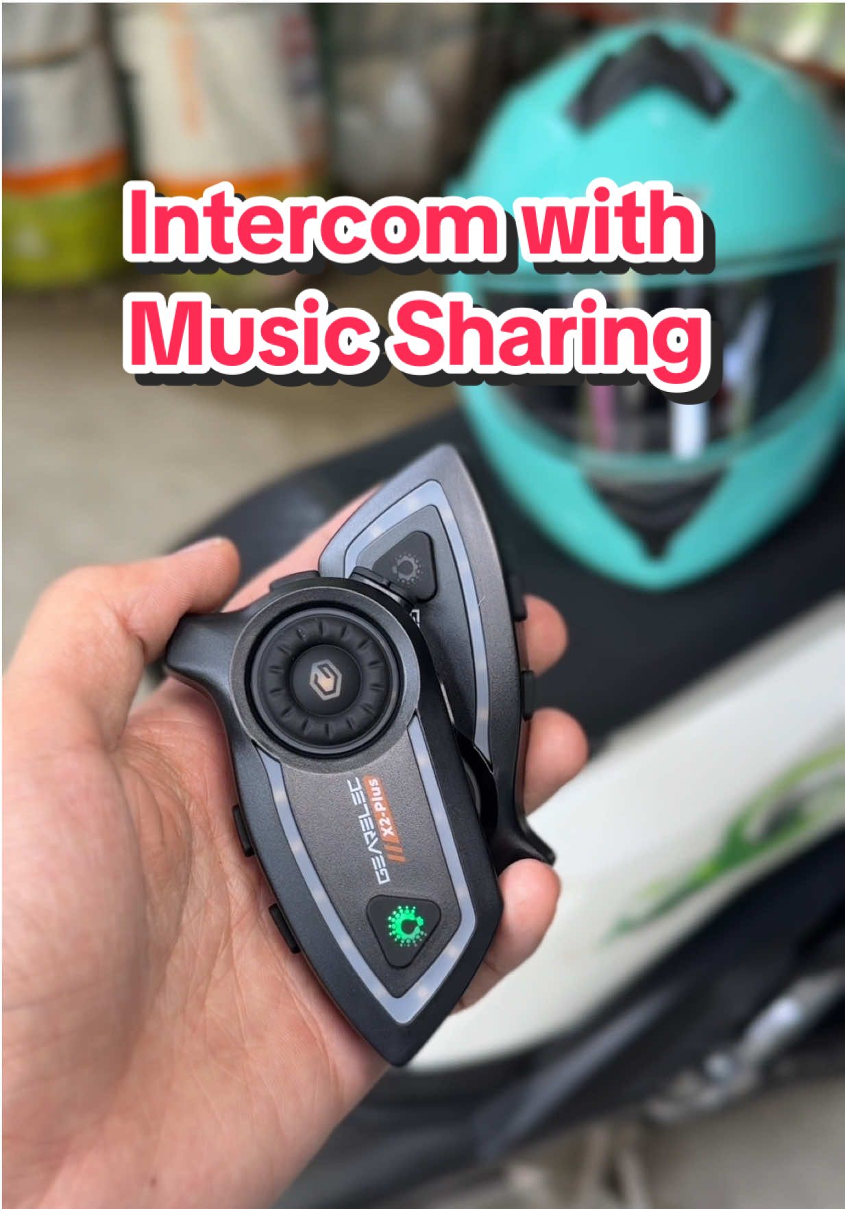 Bagong version ni gearlec intercom na may music sharing na #helmetintercom #intercom #musicsharingintercom #gearlecintercom #trending 