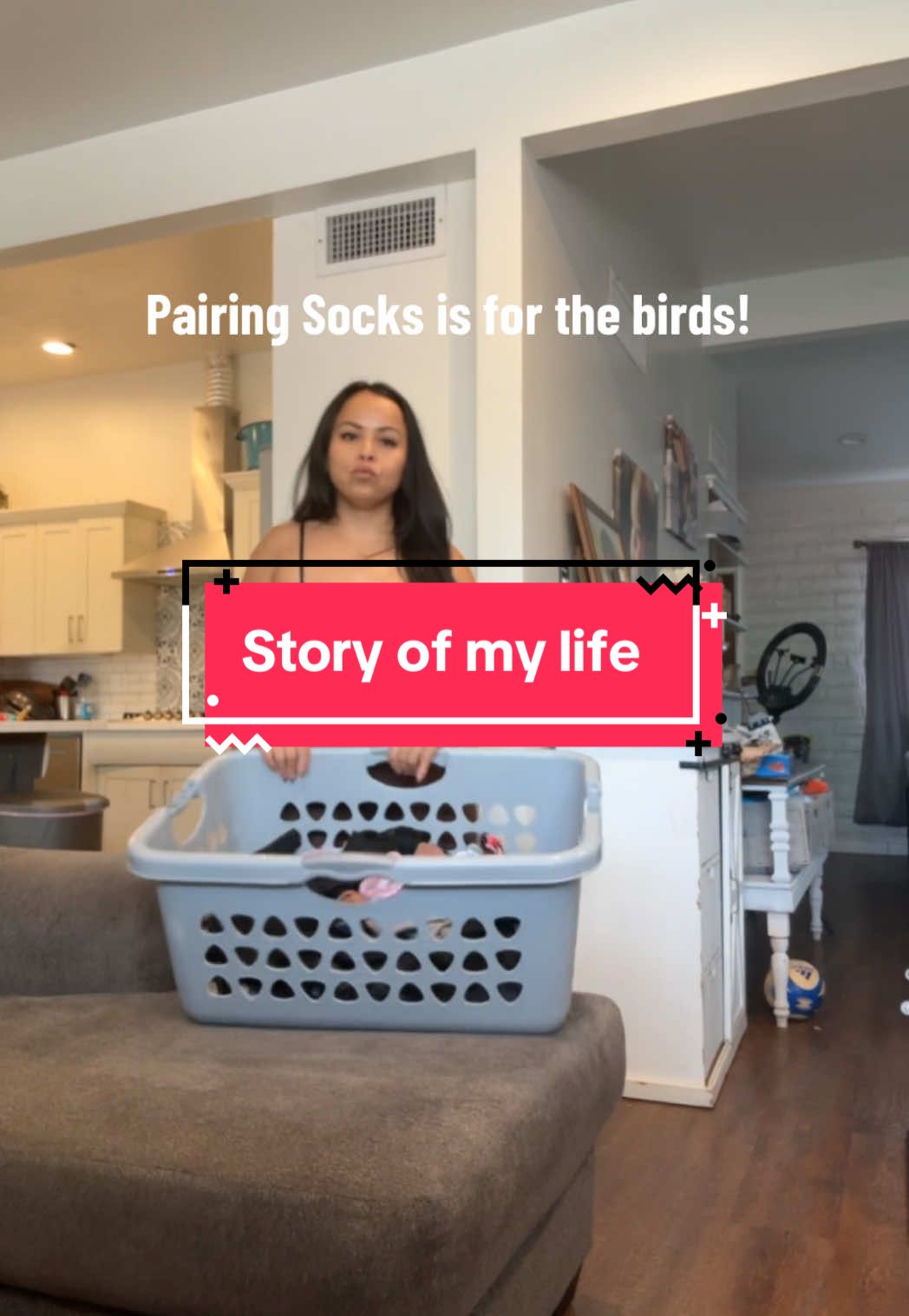 This is the story that never ends. Yes, it goes on and on my friends. #socks #fsocks #walkbarefoot #barefoot #laundry #mom #momlife #homelife 