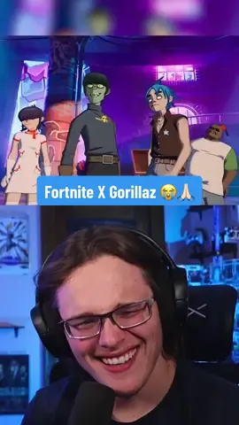 Fortnite X Gorillaz 😭🙏🏻 #fortnite #gorillaz #dravenreacts #reaction #react @Fortnite Official 